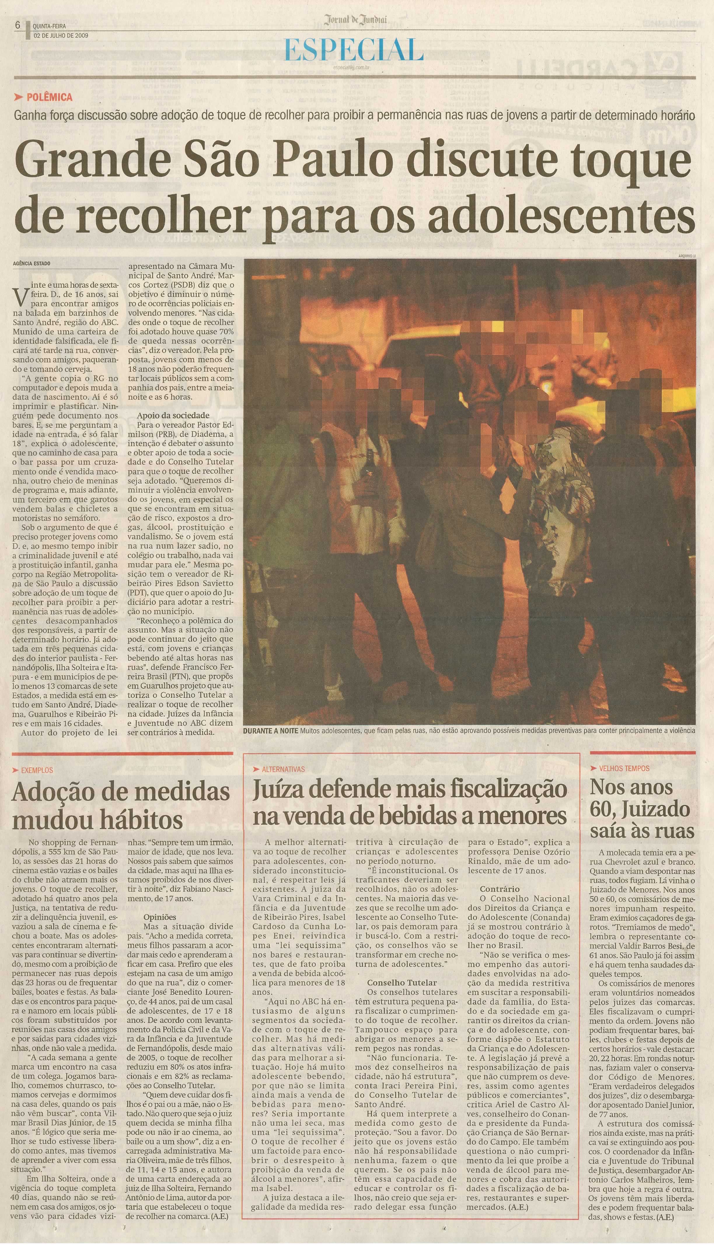 Jornal de Jundiaí - 02/07/2009