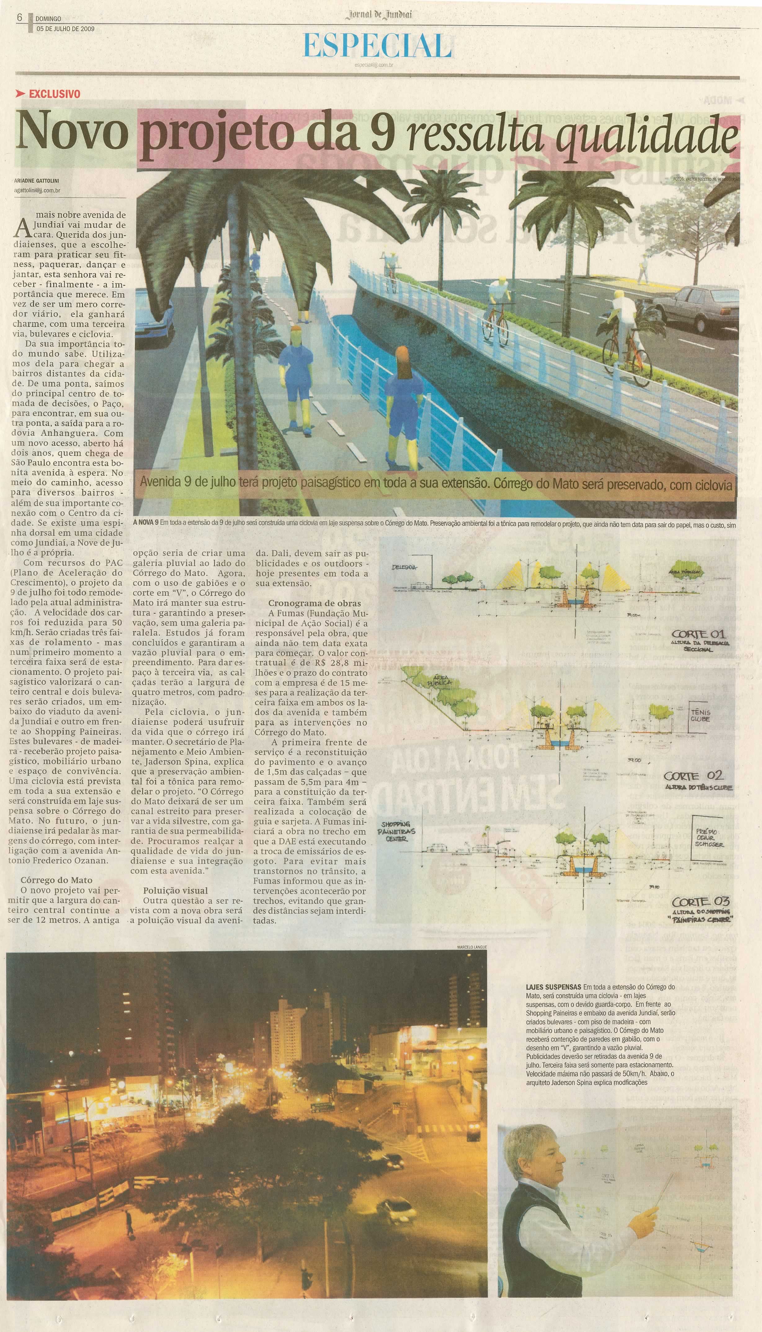 Jornal de Jundiaí - 05/07/2009