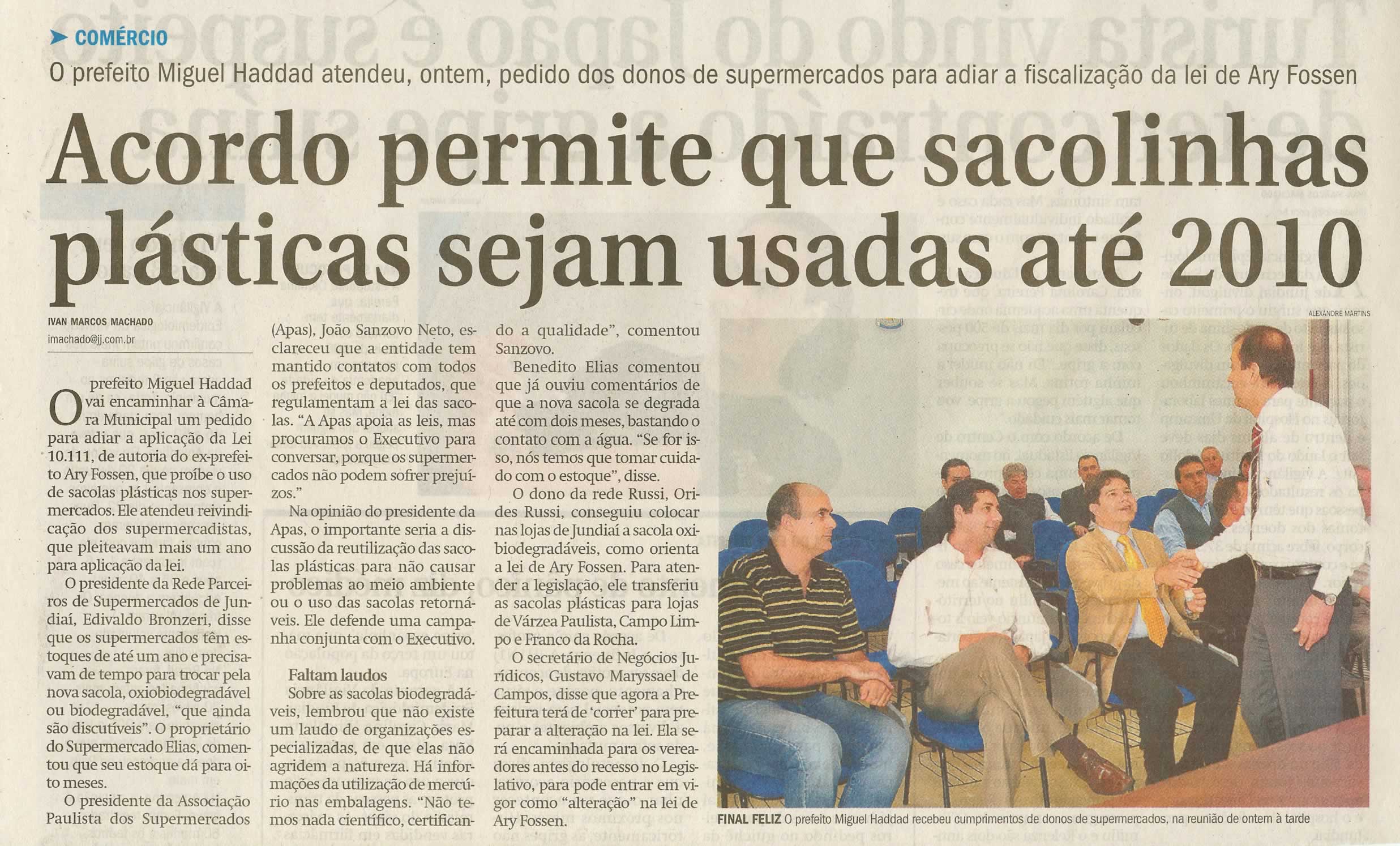 Jornal de Jundiaí - 07/07/2009