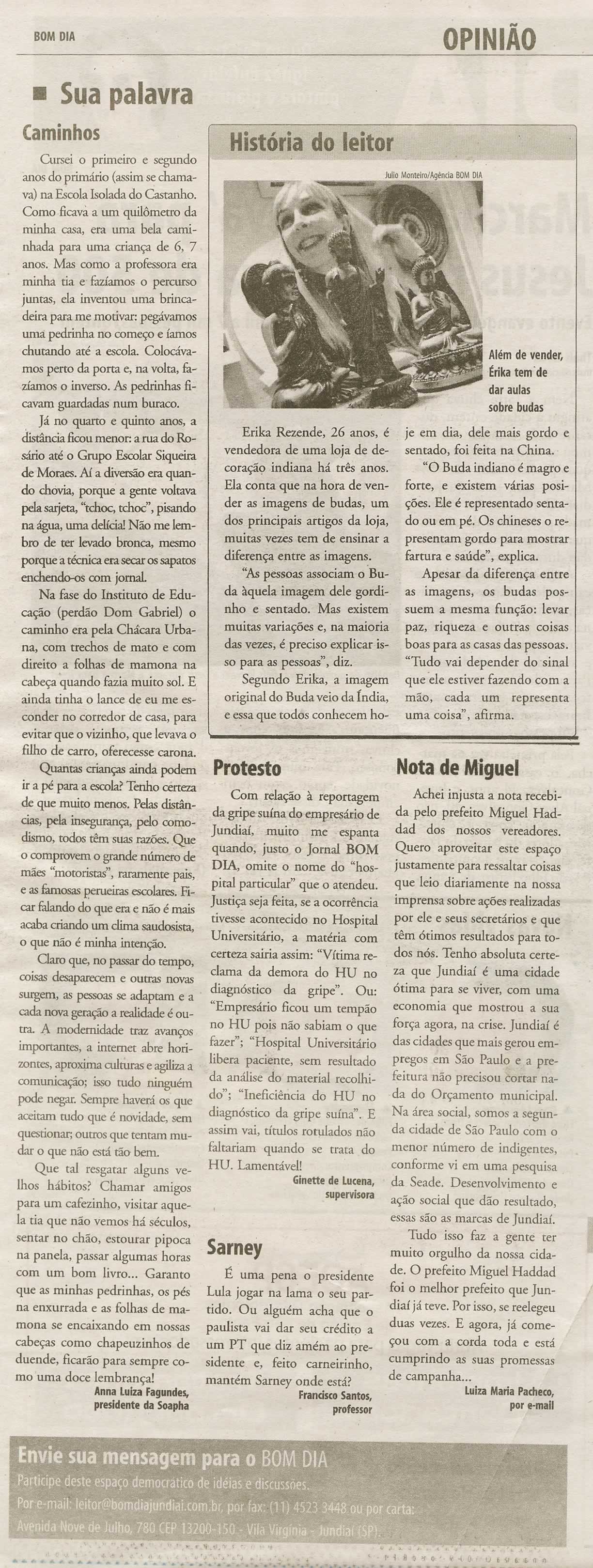 Bom Dia Jundiaí - 10/07/2009