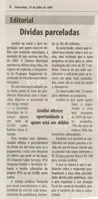 Bom Dia Jundiaí - 10/07/2009