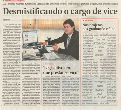 Jornal de Jundiaí - 12/07/2009