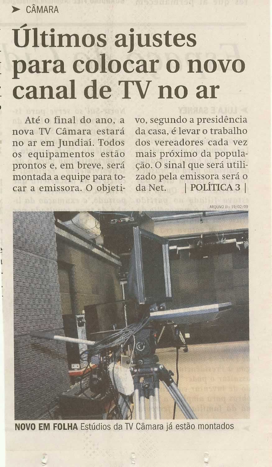 Jornal de Jundiaí - 11/07/2009