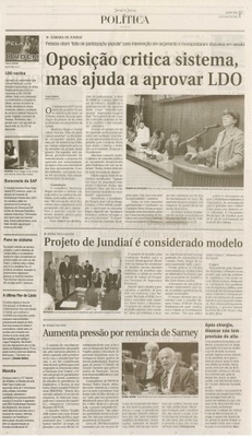 Jornal de Jundiaí - 15/07/2009
