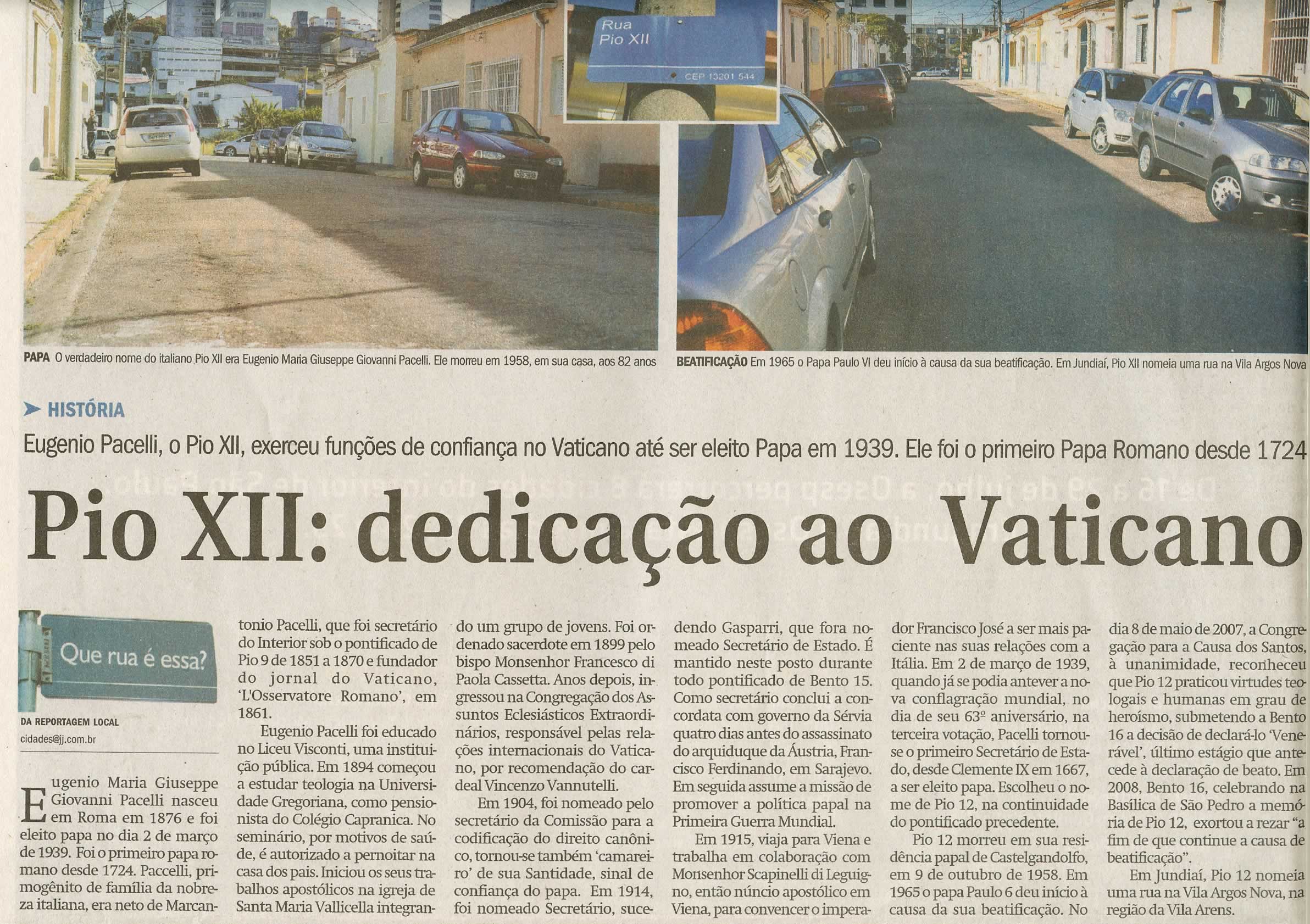Jornal de Jundiaí - 19/07/2009