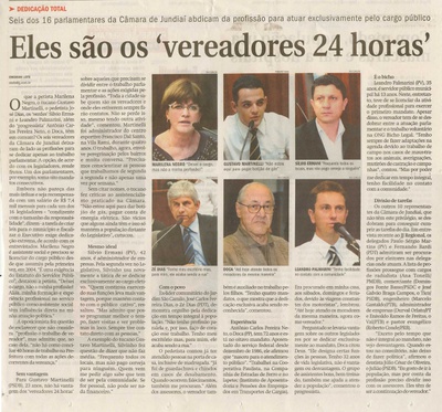 Jornal de Jundiaí - 19/07/2009