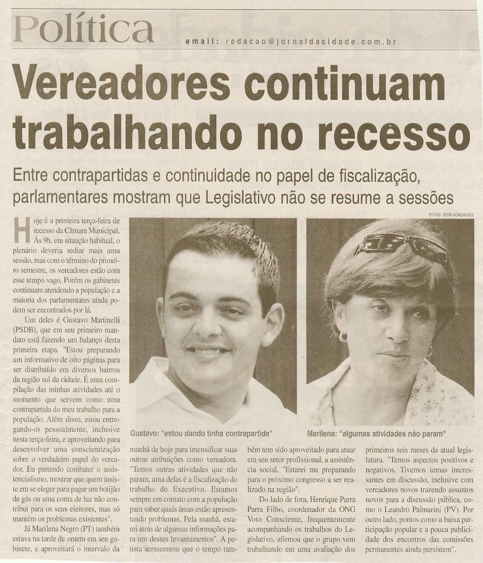 Jornal da Cidade - 21/07/2009