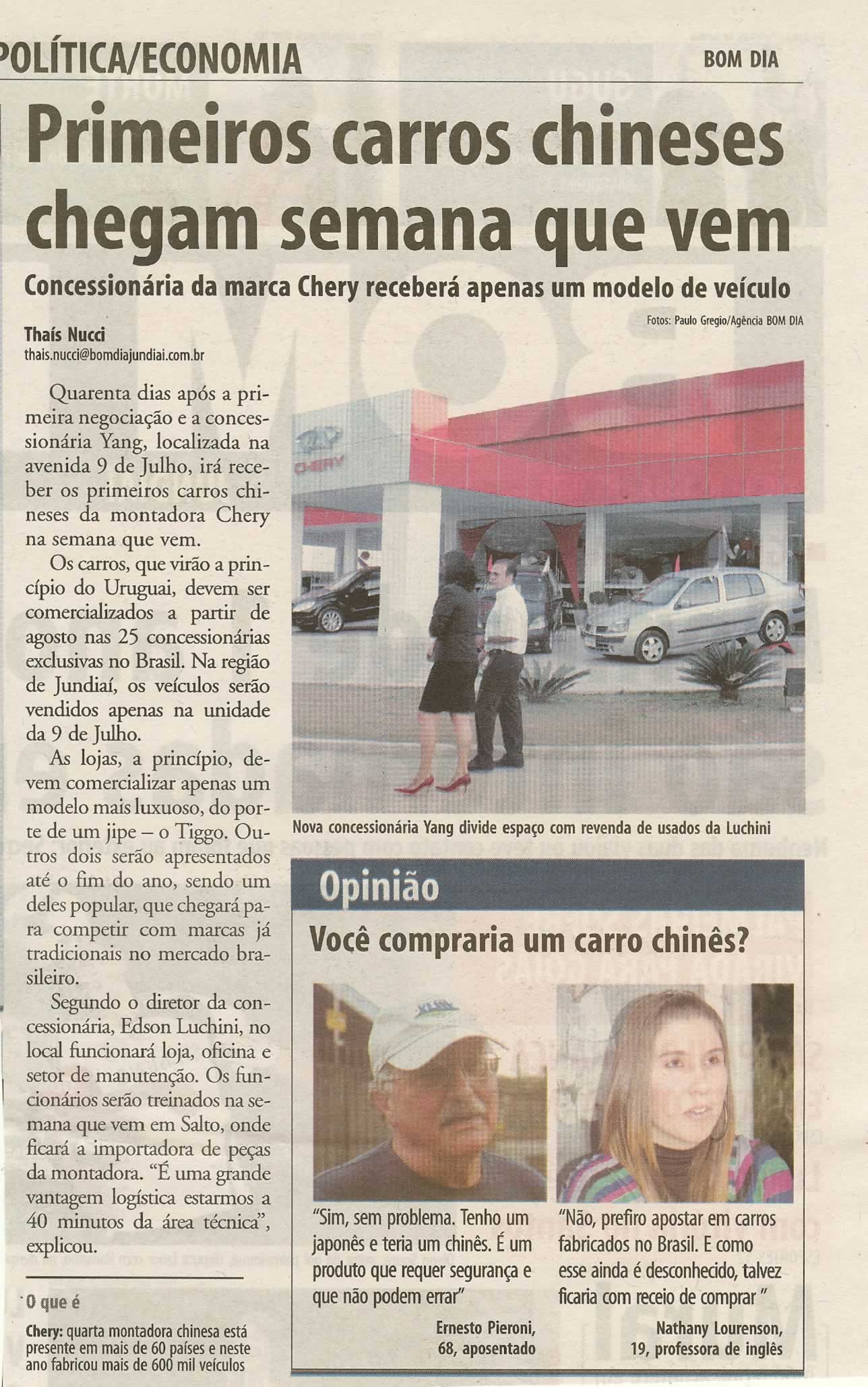 Bom Dia Jundiaí - 23/07/2009