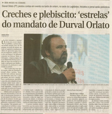 Jornal de Jundiaí - 26/07/2009