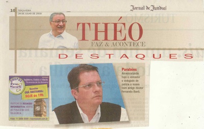 Jornal de Jundiaí - 28/07/2009