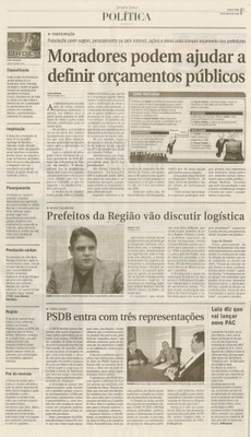 Jornal de Jundiaí - 29/07/2009