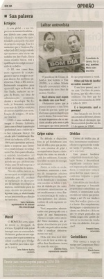 Bom Dia Jundiaí - 02/08/2009