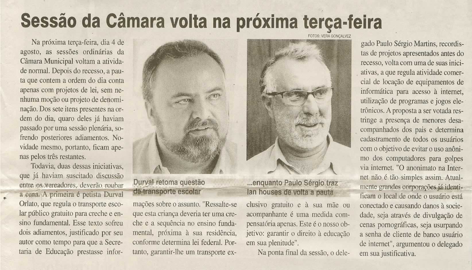 Jornal da Cidade - 02/08/2009