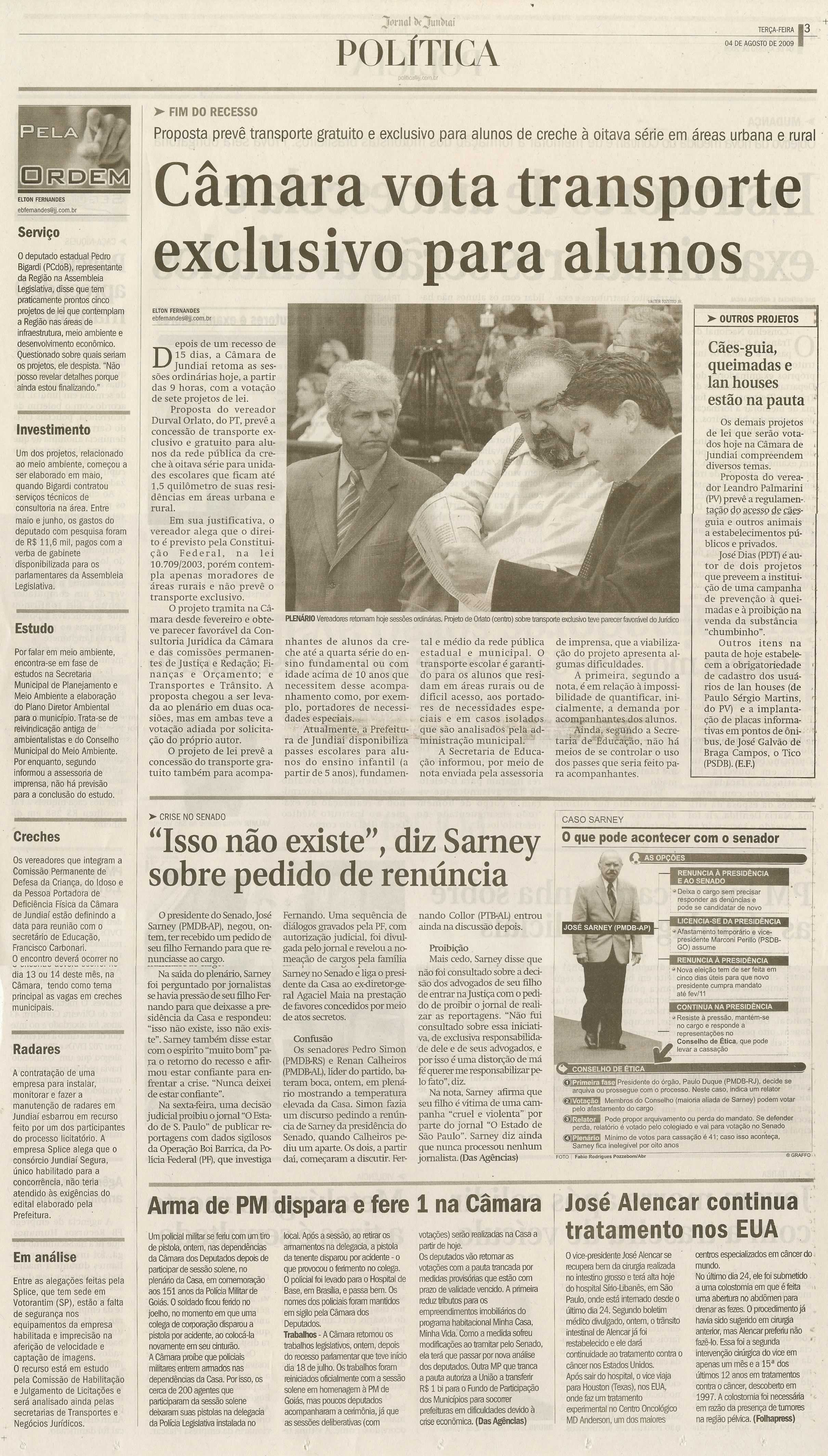 Jornal de Jundiaí - 04/08/2009