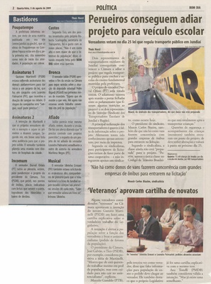Bom Dia Jundiaí - 05/08/2009