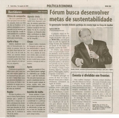 Bom Dia Jundiaí - 07/08/2009
