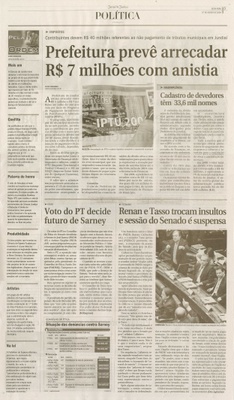 Jornal de Jundiaí - 07/08/2009