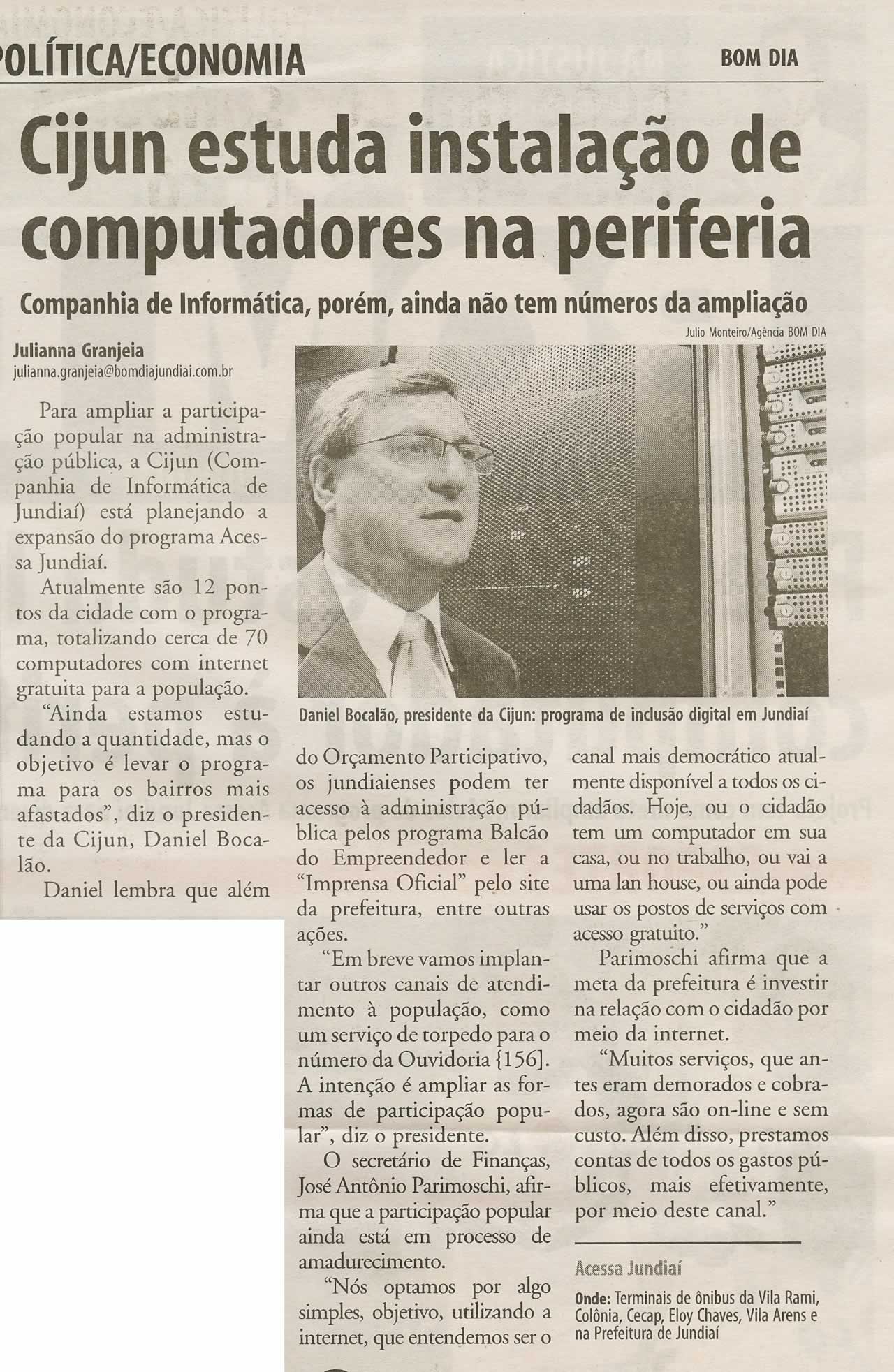 Bom Dia Jundiaí - 10/08/2009
