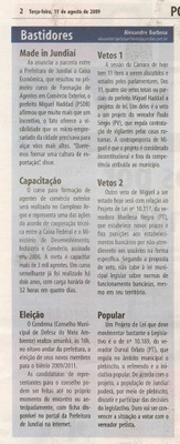 Bom Dia Jundiaí - 11/08/2009