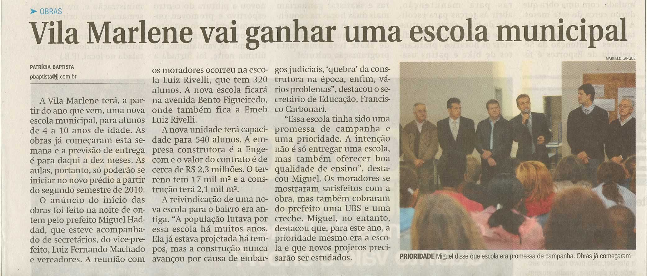 Jornal de Jundiaí - 12/08/2009