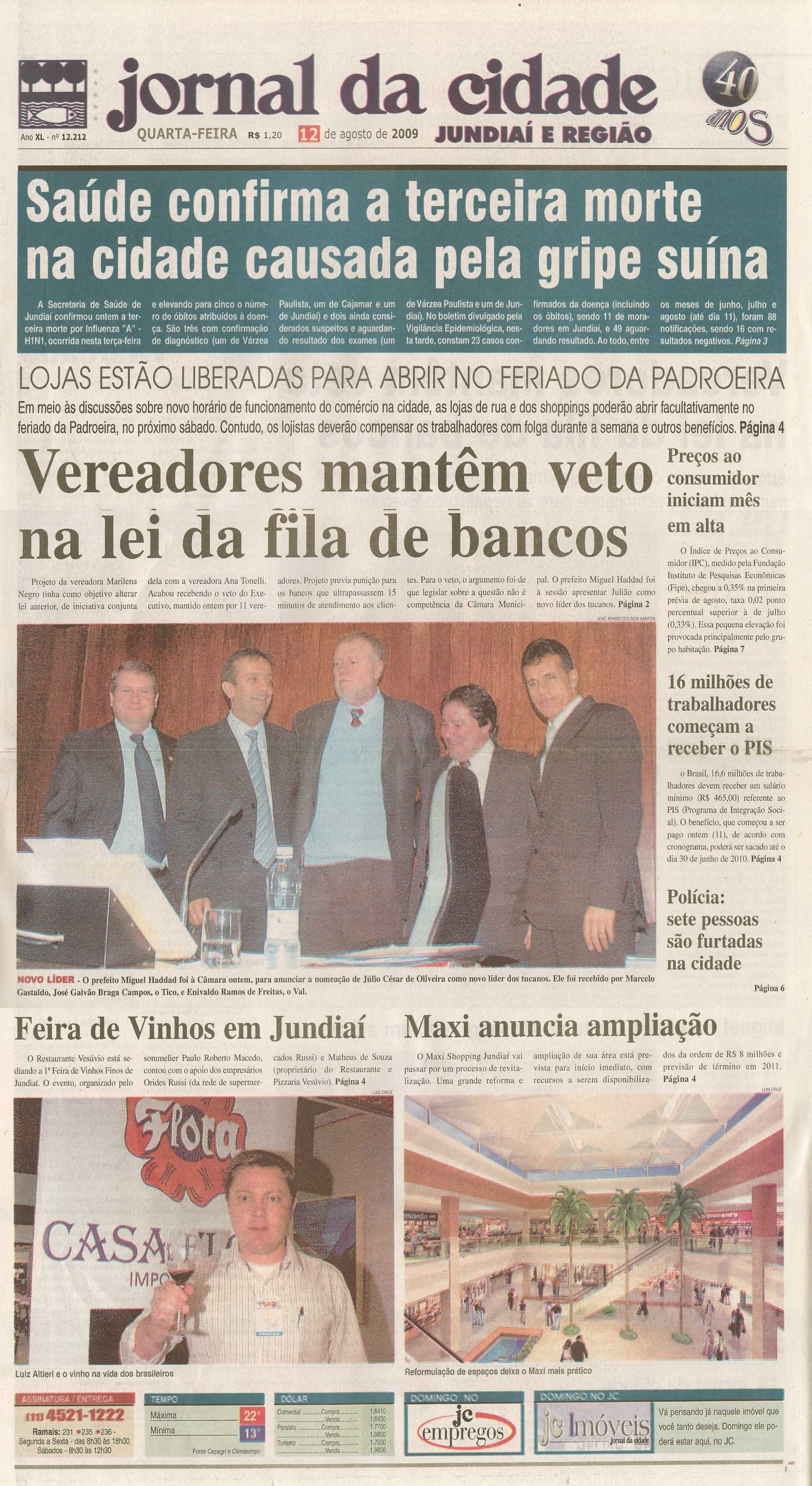 Jornal da Cidade - 12/08/2009