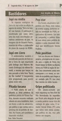 Bom Dia Jundiaí - 17/08/2009