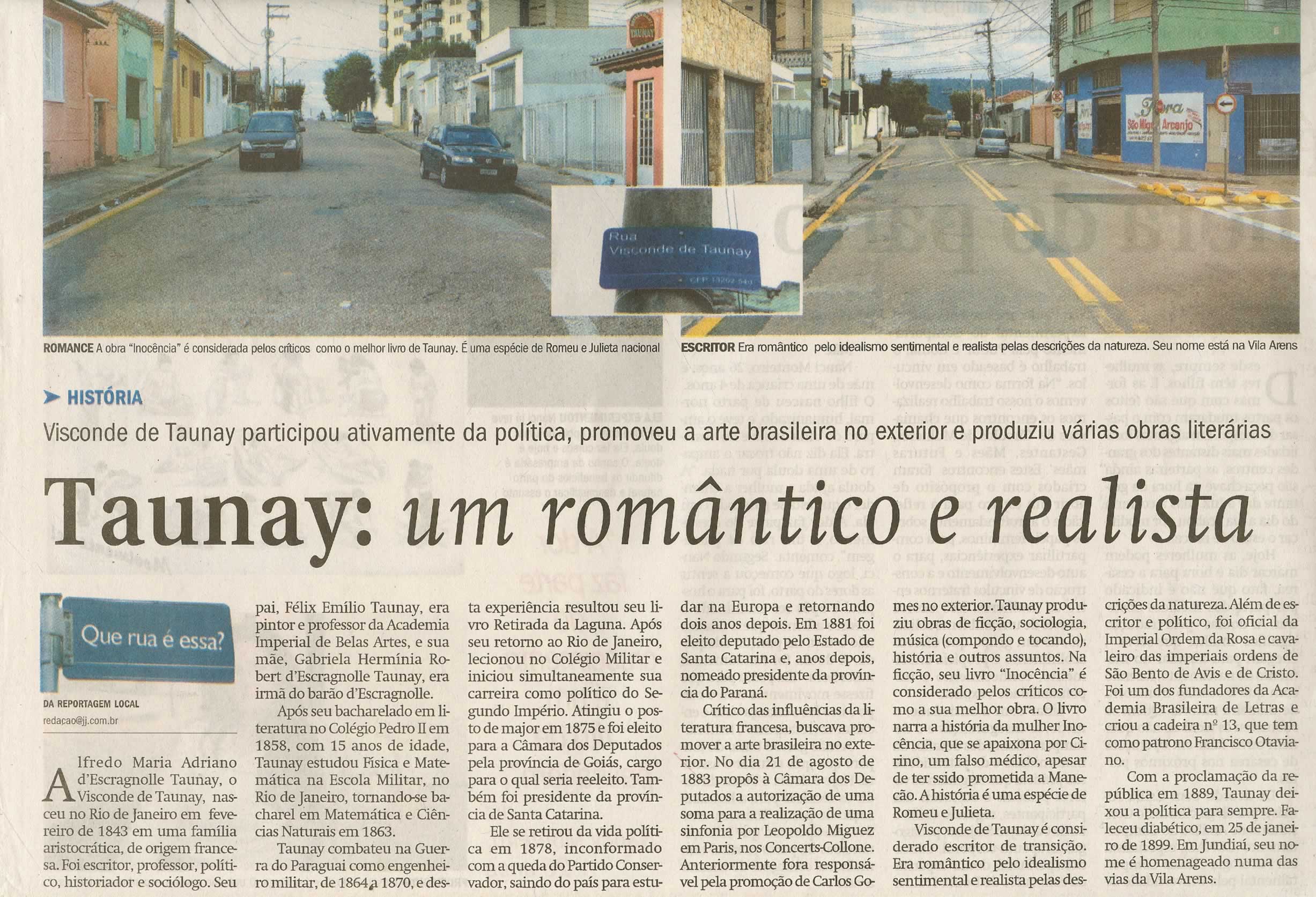 Jornal de Jundiaí - 16/08/2009
