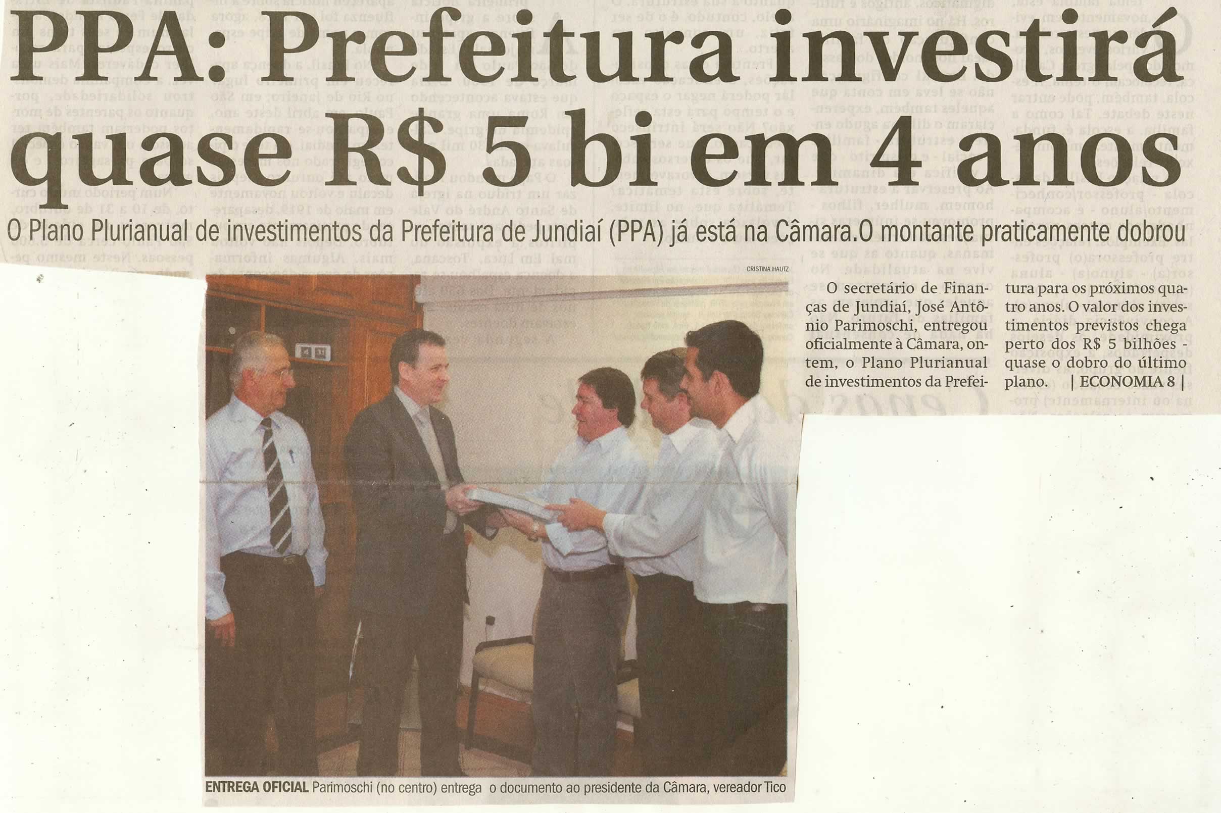 Jornal de Jundiaí - 15/08/2009
