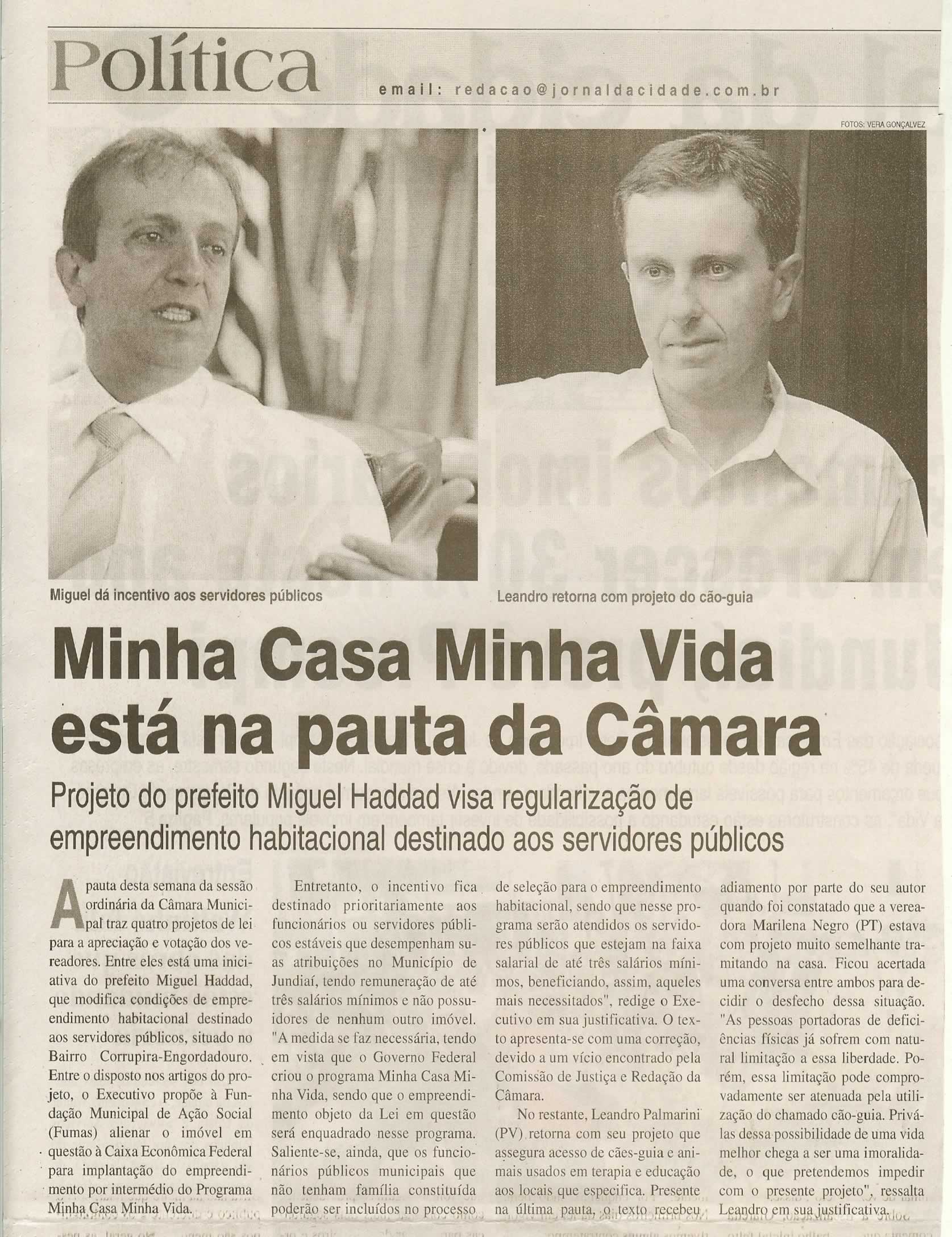 Jornal da Cidade - 16/08/2009