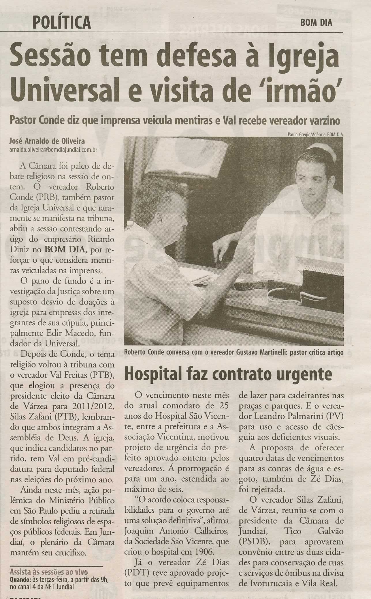 Bom Dia Jundiaí - 19/08/2009