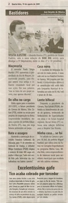 Bom Dia Jundiaí - 19/08/2009