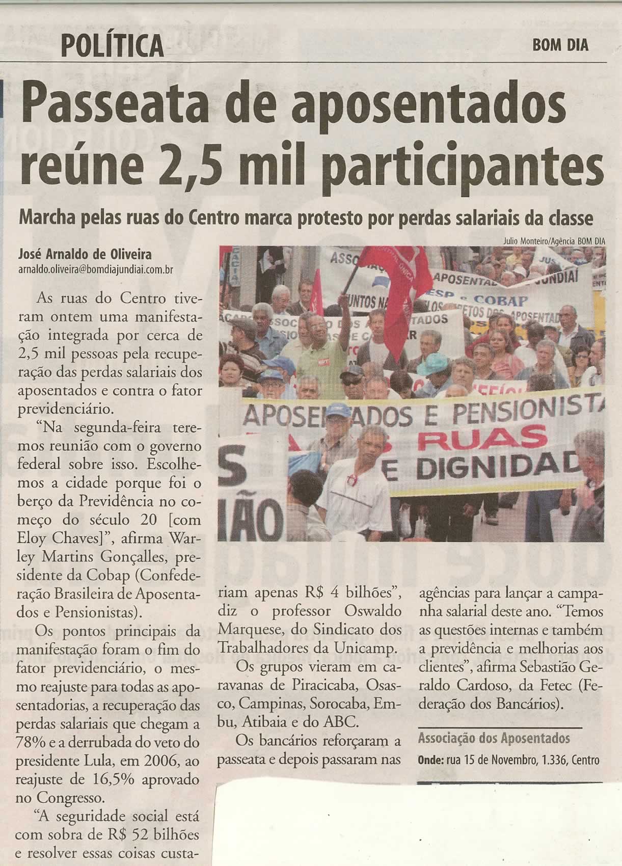 Bom Dia Jundiaí - 20/08/2009