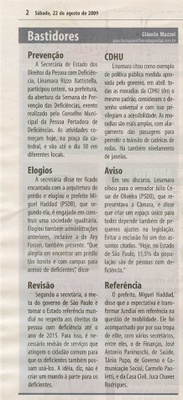 Bom Dia Jundiaí - 22/08/2009