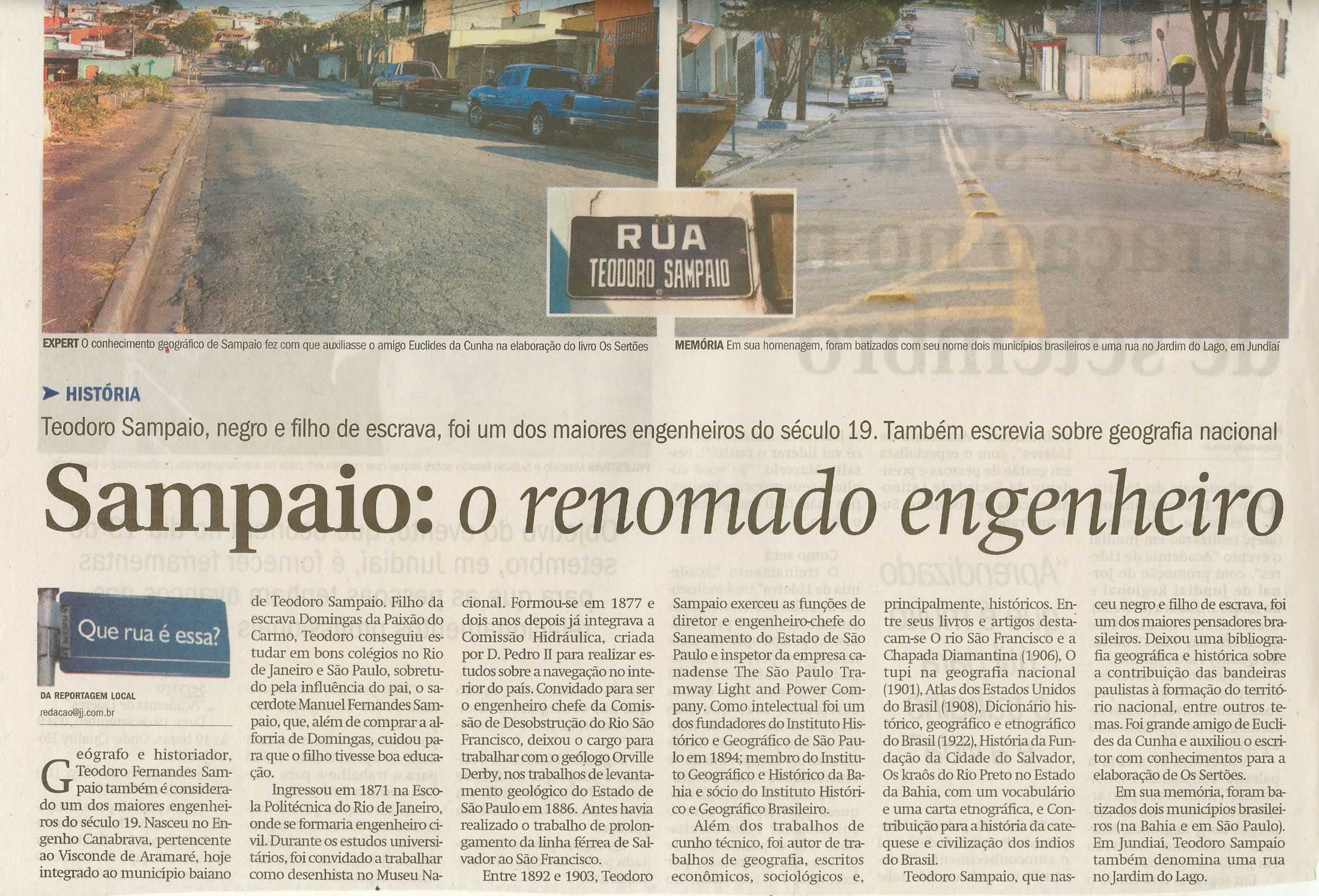 Jornal de Jundiaí - 23/08/2009