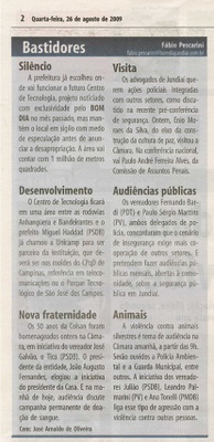 Bom Dia Jundiaí - 26/08/2009