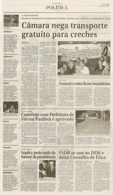 Jornal de Jundiaí - 26/08/2009