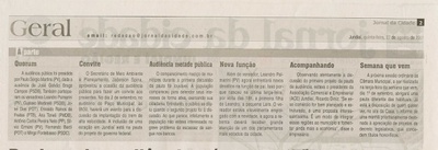 Jornal da Cidade - 27/08/2009