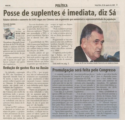 Bom Dia Jundiaí - 28/08/2009
