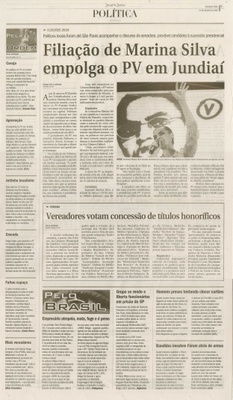 Jornal de Jundiaí - 31/08/2009