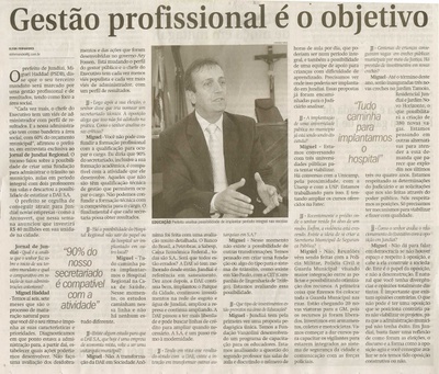Jornal de Jundiaí - 30/08/2009