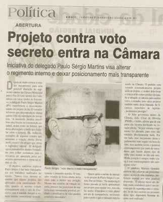 Jornal da Cidade - 29/08/2009