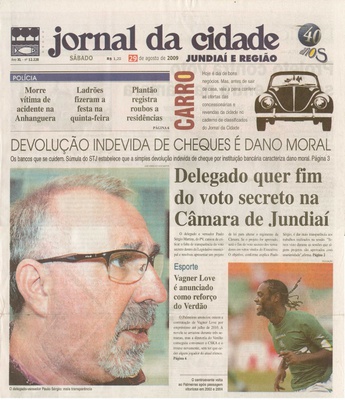 Jornal da Cidade - 29/08/2009