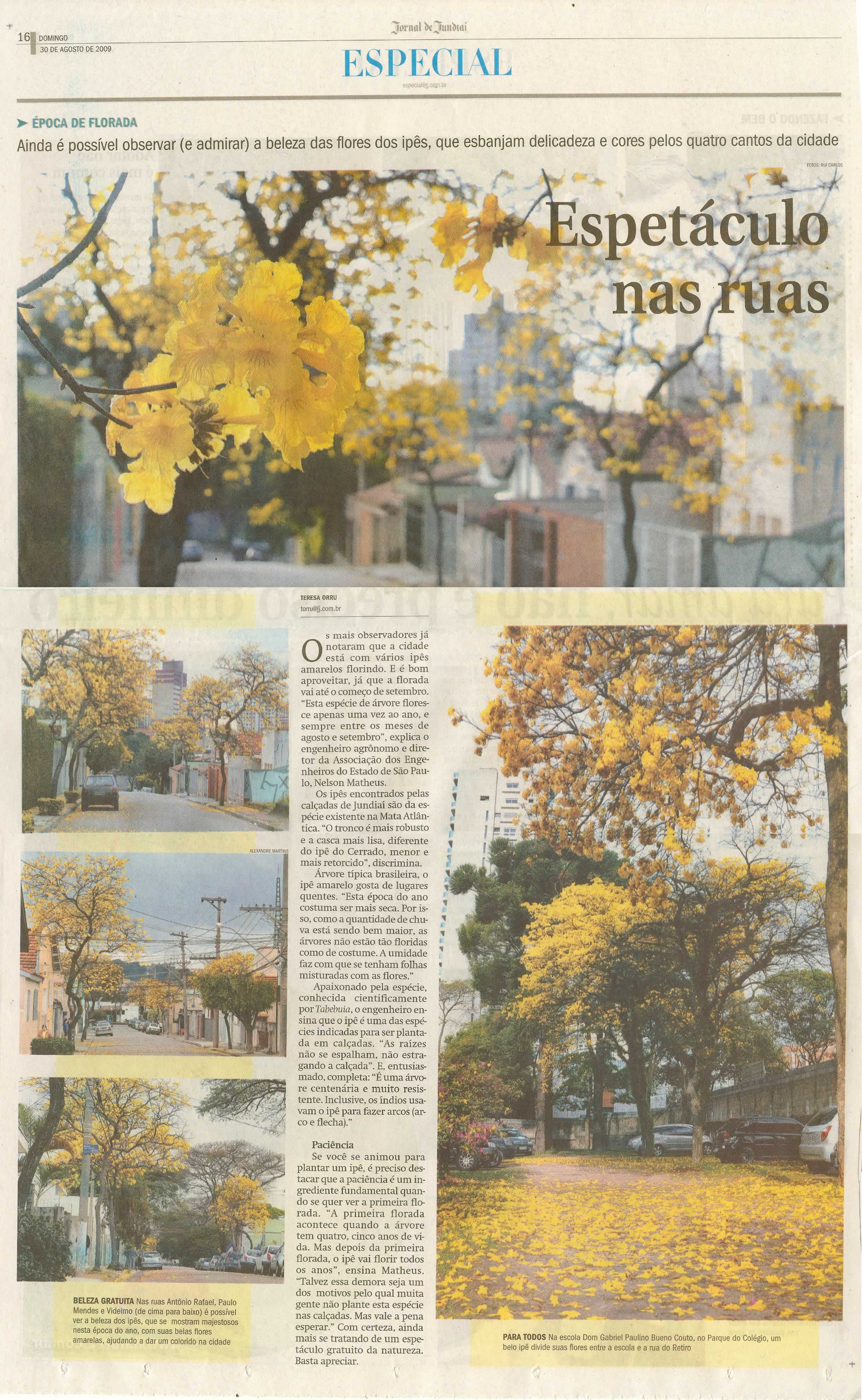 Jornal de Jundiaí - 30/08/2009