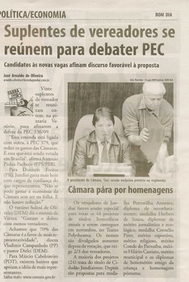 Bom Dia Jundiaí - 01/09/2009