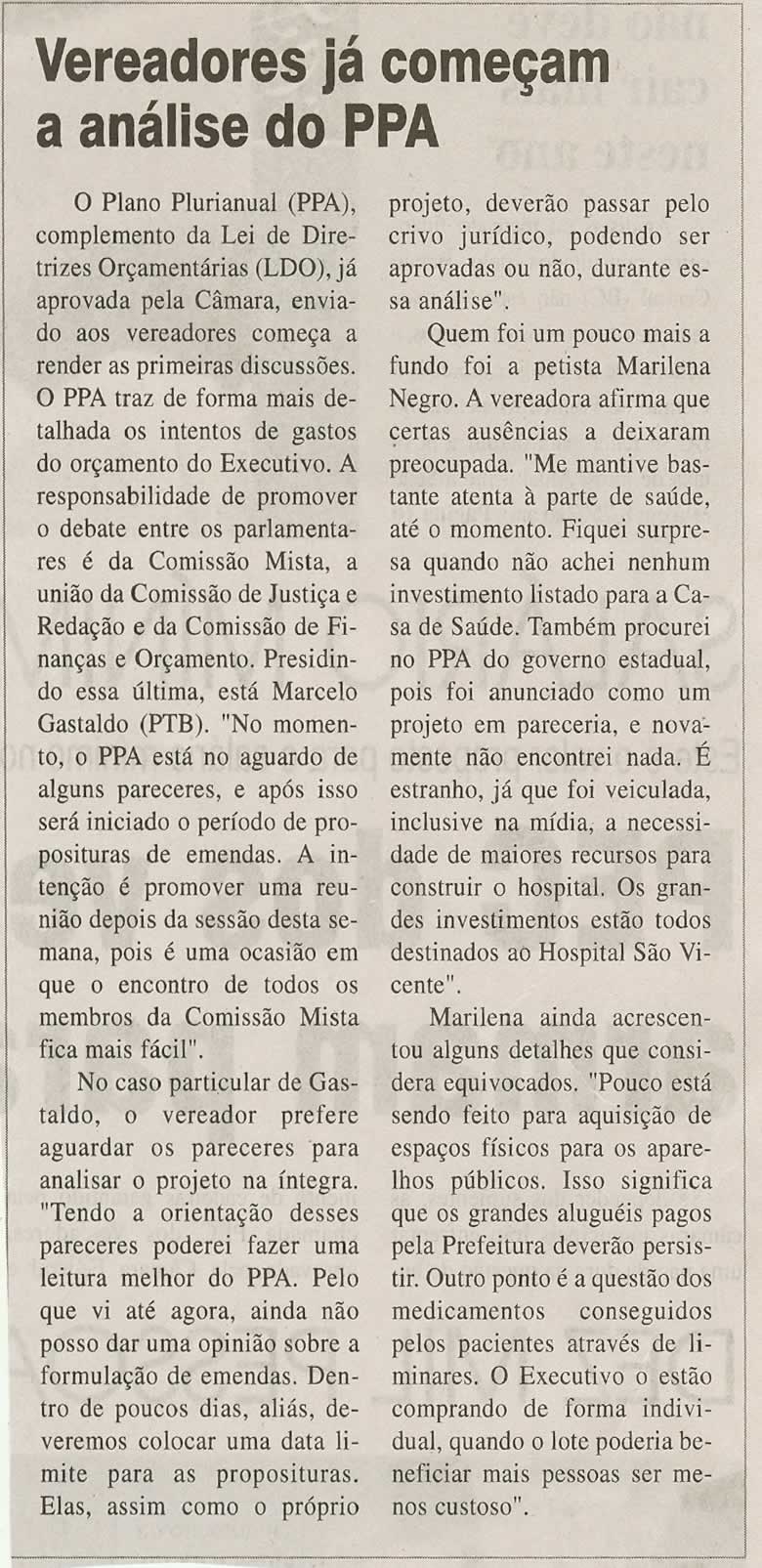 Jornal da Cidade - 01/09/2009