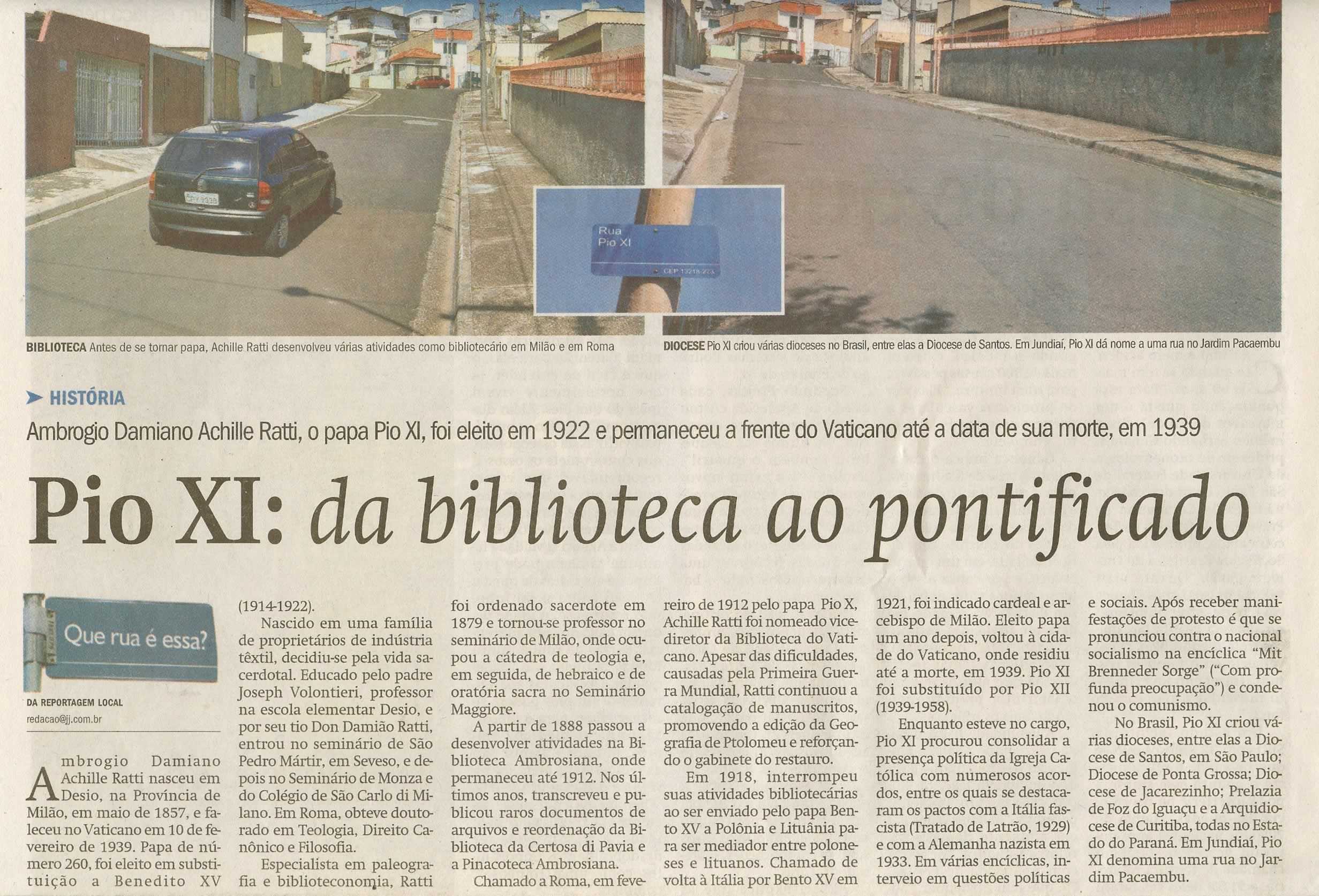Jornal de Jundiaí - 06/09/2009