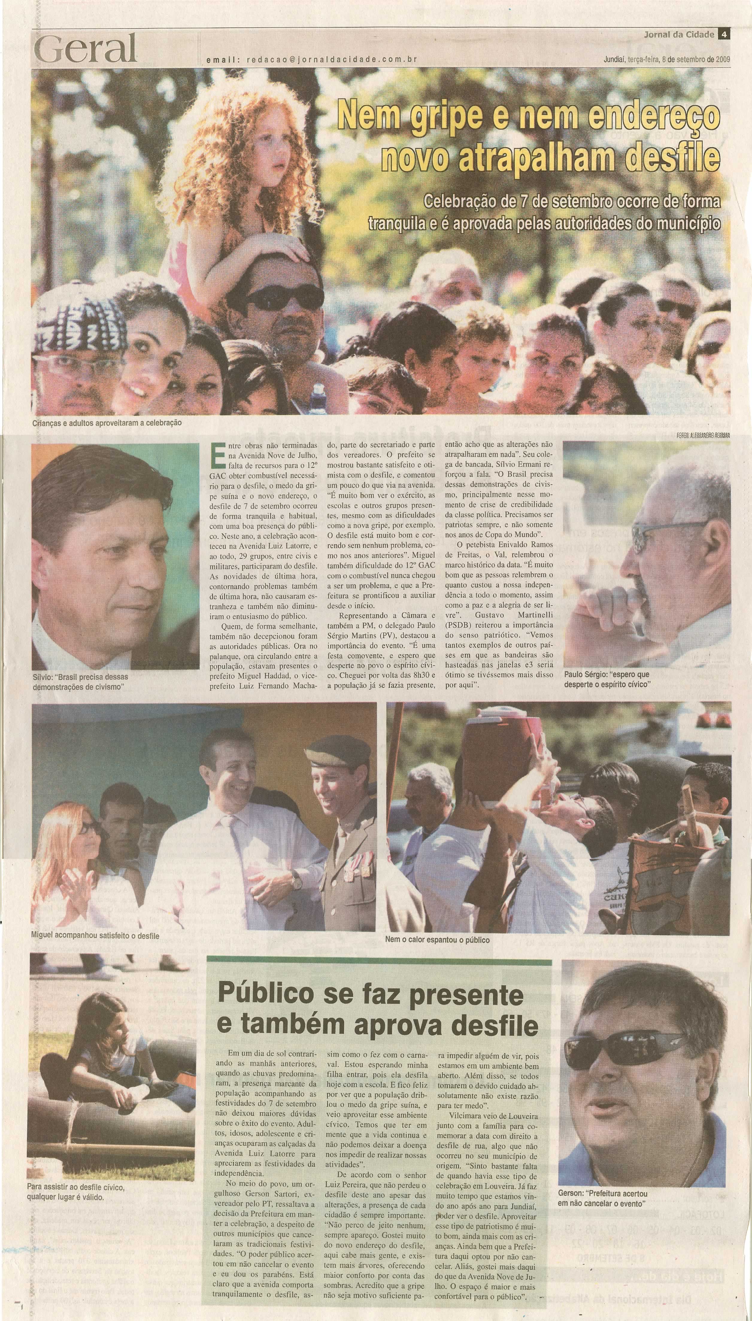 Jornal da Cidade - 08/09/2009