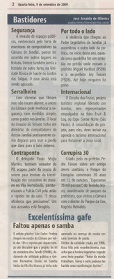 Bom Dia Jundiaí - 09/09/2009