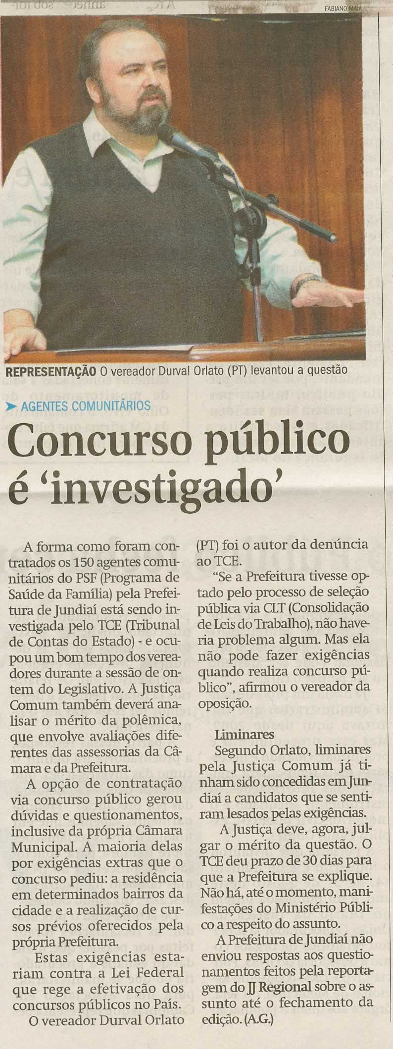 Jornal de Jundiaí - 09/09/2009