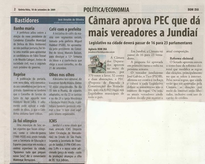 Bom Dia Jundiaí - 10/09/2009